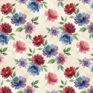 Painterly Floral Print