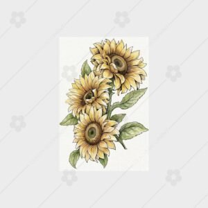 Golden Sunflower Charm