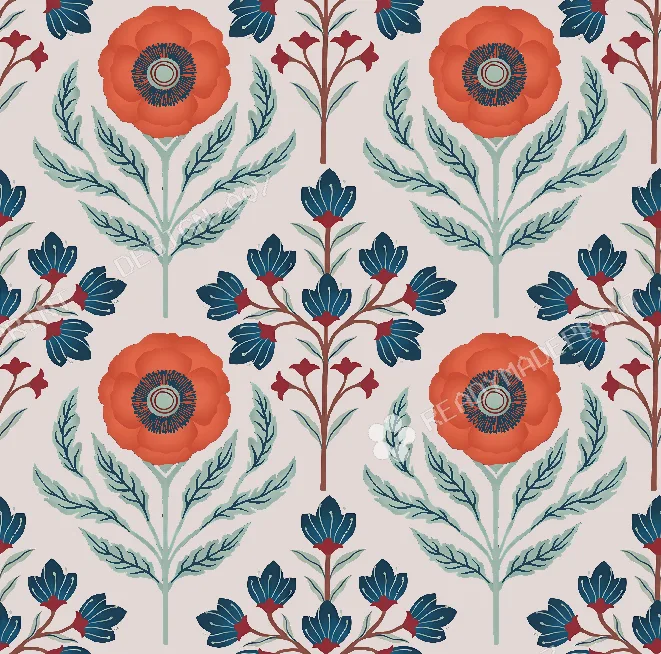 Ivory Poppy Garden Ivory Poppy Garden