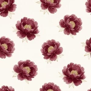 Mughal Rose Peony Floral Jaal