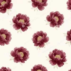 Mughal Rose Peony Floral Jaal