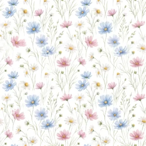 Spring Meadow Daisy Floral Jaal Spring Meadow Daisy Floral Jaal