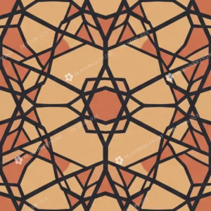 Hexagon Lattice Geometric Pattern Hexagon Lattice Geometric Pattern