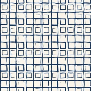 Handdrawn Grid Geometric Pattern