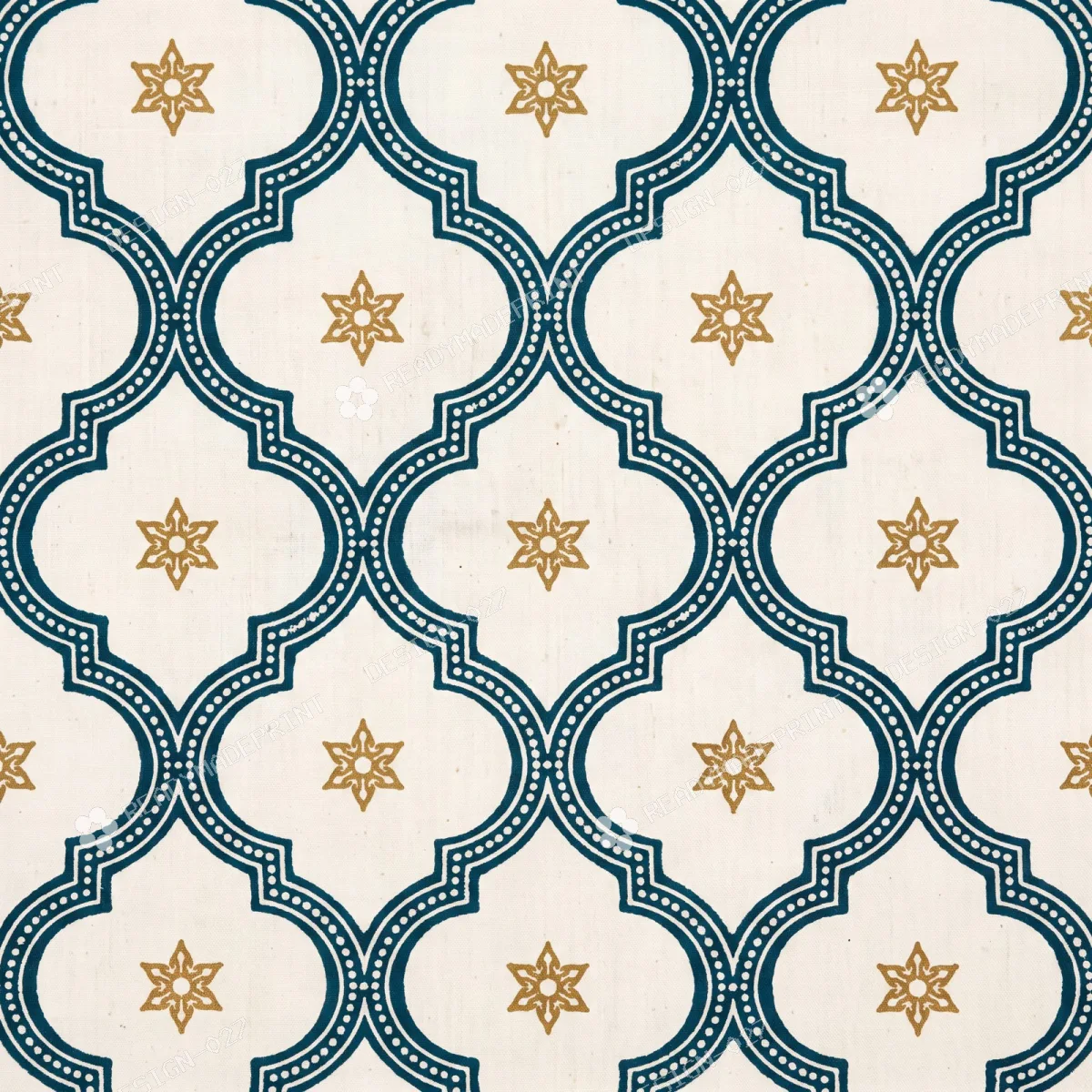 Ajrakh Lattice Floral Ajrakh Lattice Floral