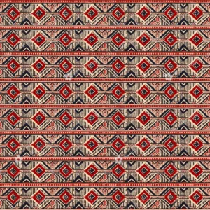Ajrakh Diamond Trellis