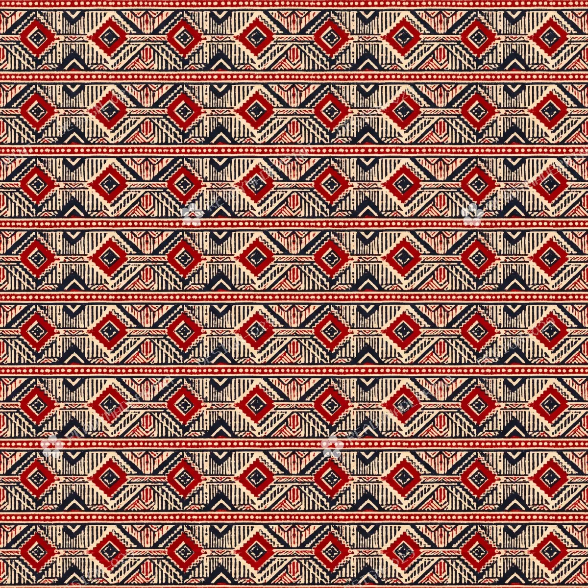 Ajrakh Diamond Trellis Ajrakh Diamond Trellis