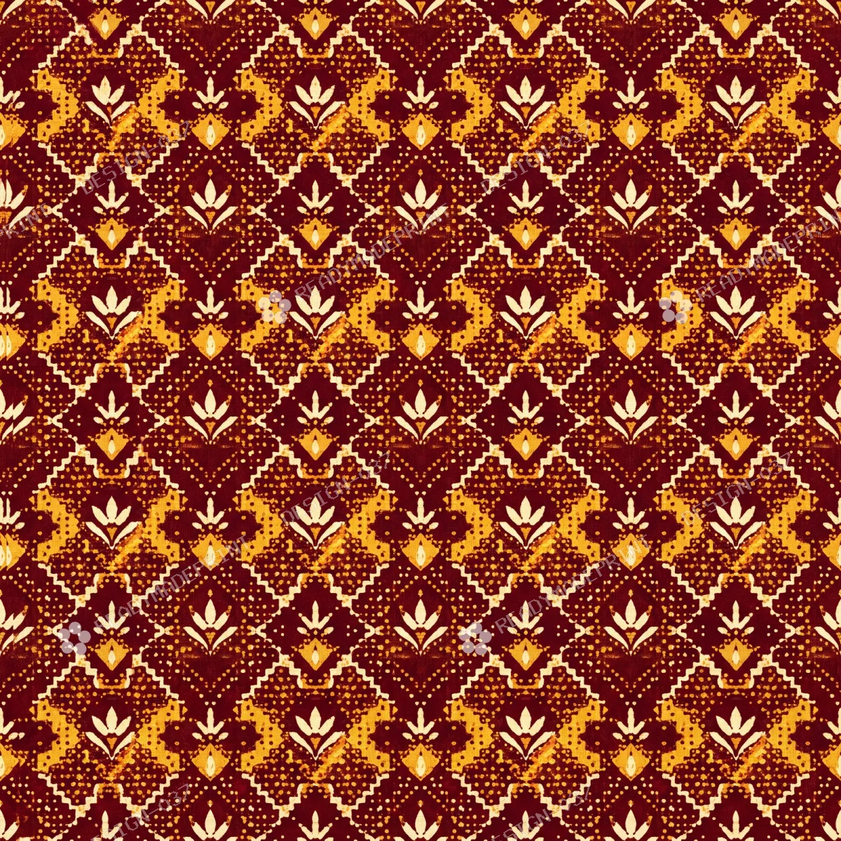 Ajrakh Ornamental Border Ajrakh Ornamental Border