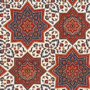 Ajrakh Star Medallion Geometric Jaal