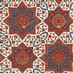 Ajrakh Star Medallion Geometric Jaal Ajrakh Star Medallion Geometric Jaal