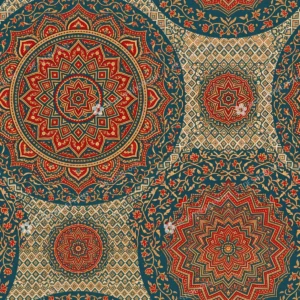 Pichwai Temple Chakra Mandala Pichwai Temple Chakra Mandala