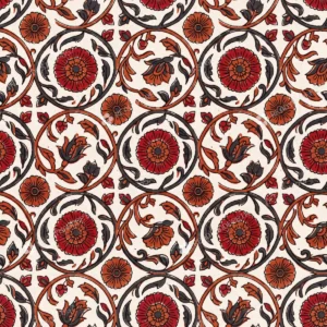 Traditional Bagh Print Wheel Lattice Jaal Traditional Bagh Print Wheel Lattice Jaal