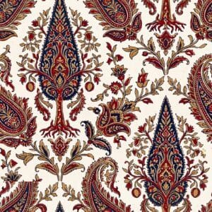 Kalamkari Tree of Life Kairi Paisley