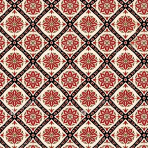 Kasuti Geometric Diamond Lattice Jaal