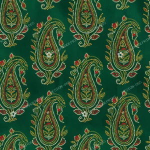 Emerald Green Meenakari Kairi Paisley