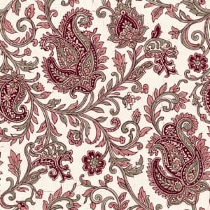 Blush Pink Batik Paisley Jaal