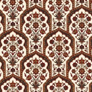 Terracotta Bagh Print Jharokha Arch Jaal