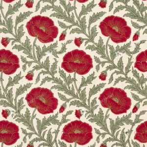 Madder Red Block Print Leaf Jaal Madder Red Block Print Leaf Jaal