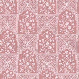 Dusty Rose Chikankari Arch Jaal