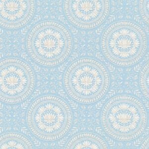 Ivory Chikankari Mandala Jaal