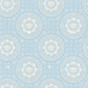 Ivory Chikankari Mandala Jaal