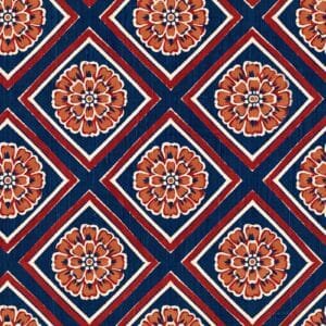 Indigo Dabu Blossom Jaal