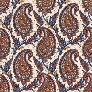 Terracotta Dabu Paisley Jaal