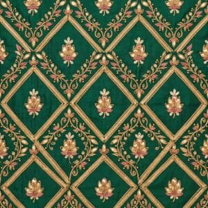 Olive Gota Patti Floral Jaal