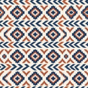 Indigo Ikat Diamond Jaal 03