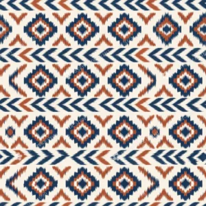 Indigo Ikat Diamond Jaal 03