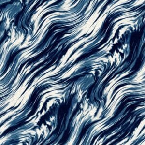 Indigo Shibori Wave Jaal