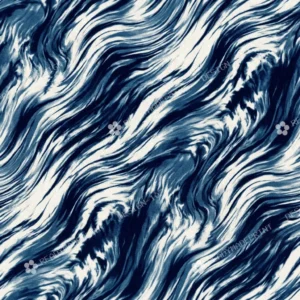 Indigo Shibori Wave Jaal