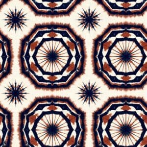 Indigo Shibori Mandala Jaal