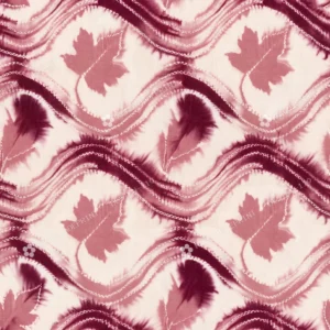 Maroon Shibori Leaf Jaal Maroon Shibori Leaf Jaal