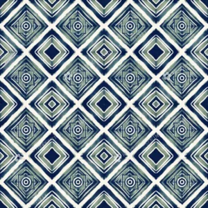 Indigo Shibori Diamond Jaal