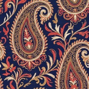 Navy Blue Kantha Paisley Jaal