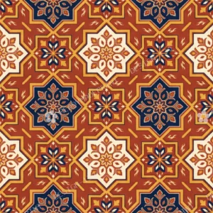 Terracotta Patola Star Jaal