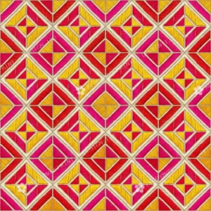 Mustard Phulkari Trellis Jaal