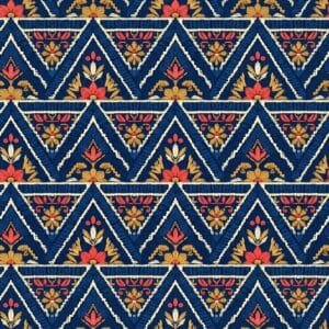 Indigo Phulkari Floral Jaal