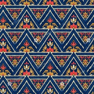 Indigo Phulkari Floral Jaal