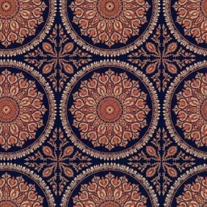 Navy Blue Sozni Mandala Jaal