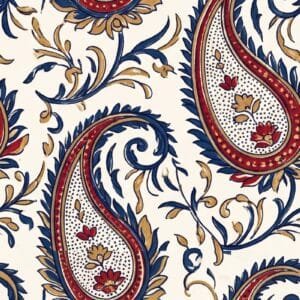 Indigo Sanganeri Paisley Jaal