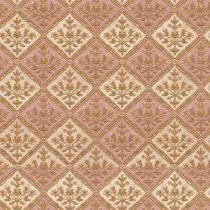 Dusty Rose Zari Leaf Jaal