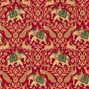 Madder Red Banarasi Brocade Shikargah Jaal