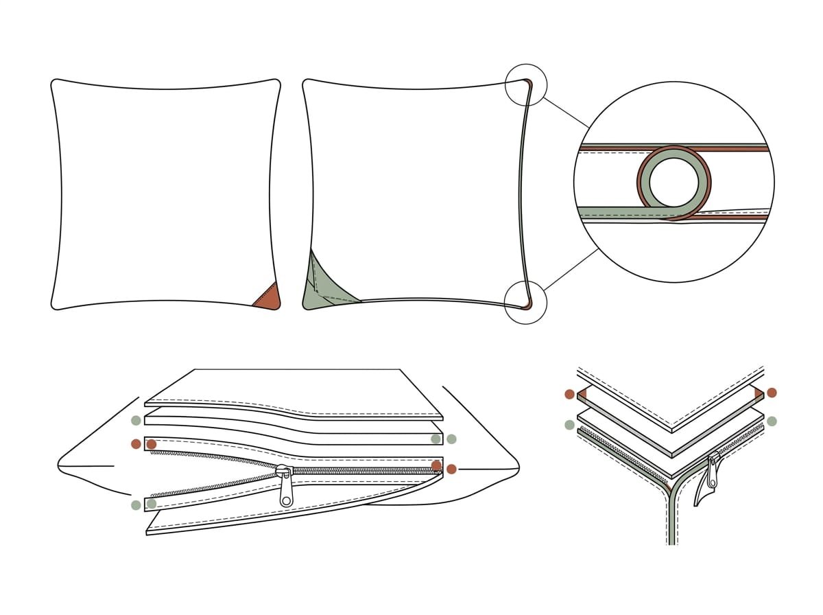 Zipper Tech Pack Drawing