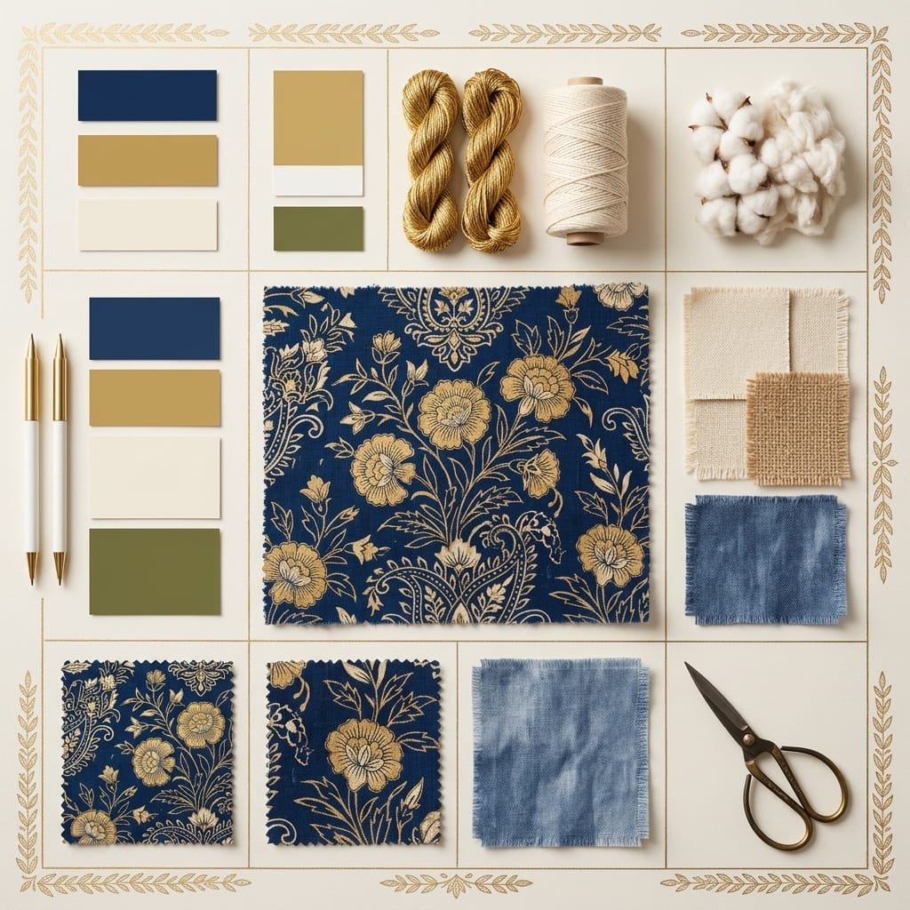 Royal Indigo Moodboard