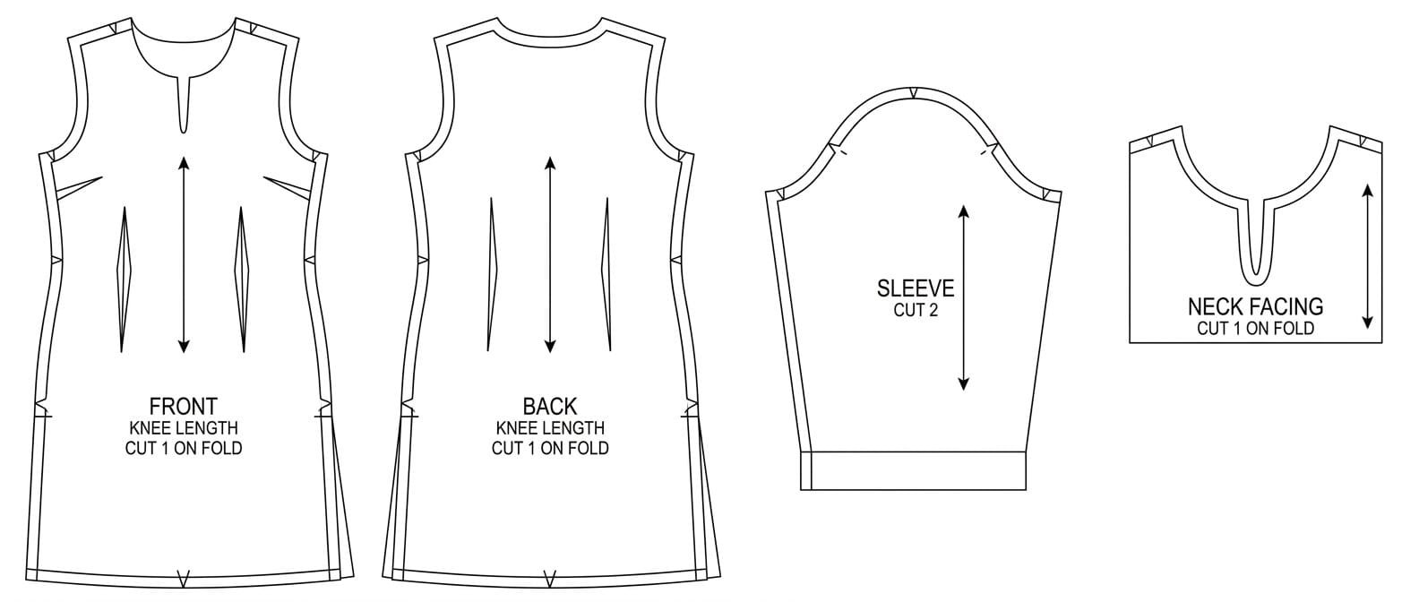 Graded DXF Pattern