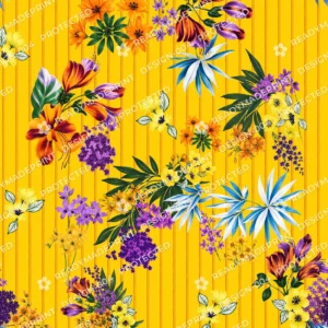Golden Bloom Stripe Floral Golden Bloom Stripe Floral