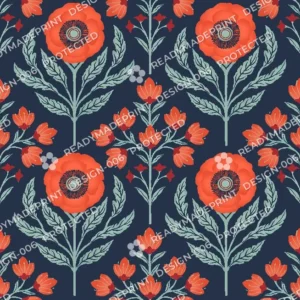 Midnight Poppy Floral Midnight Poppy Floral
