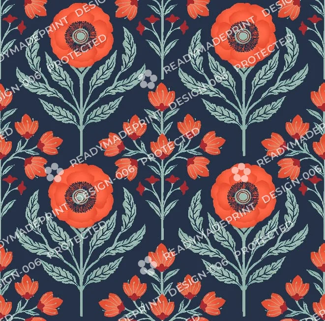 Midnight Poppy Floral Midnight Poppy Floral
